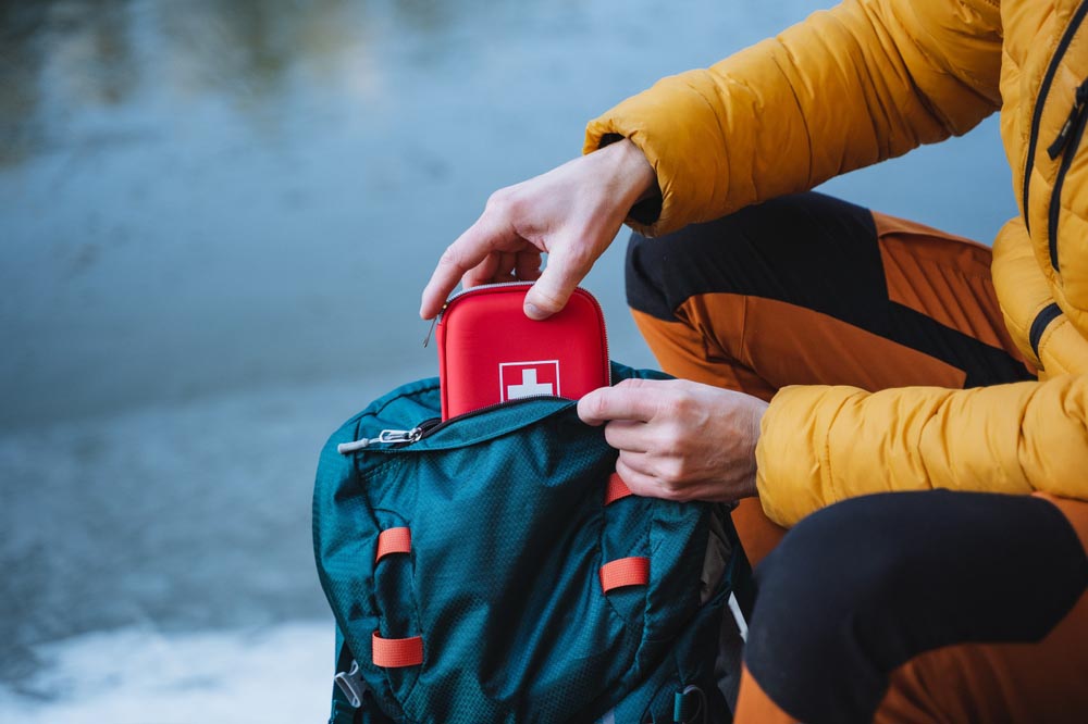 camping safety tips have a first aid kit